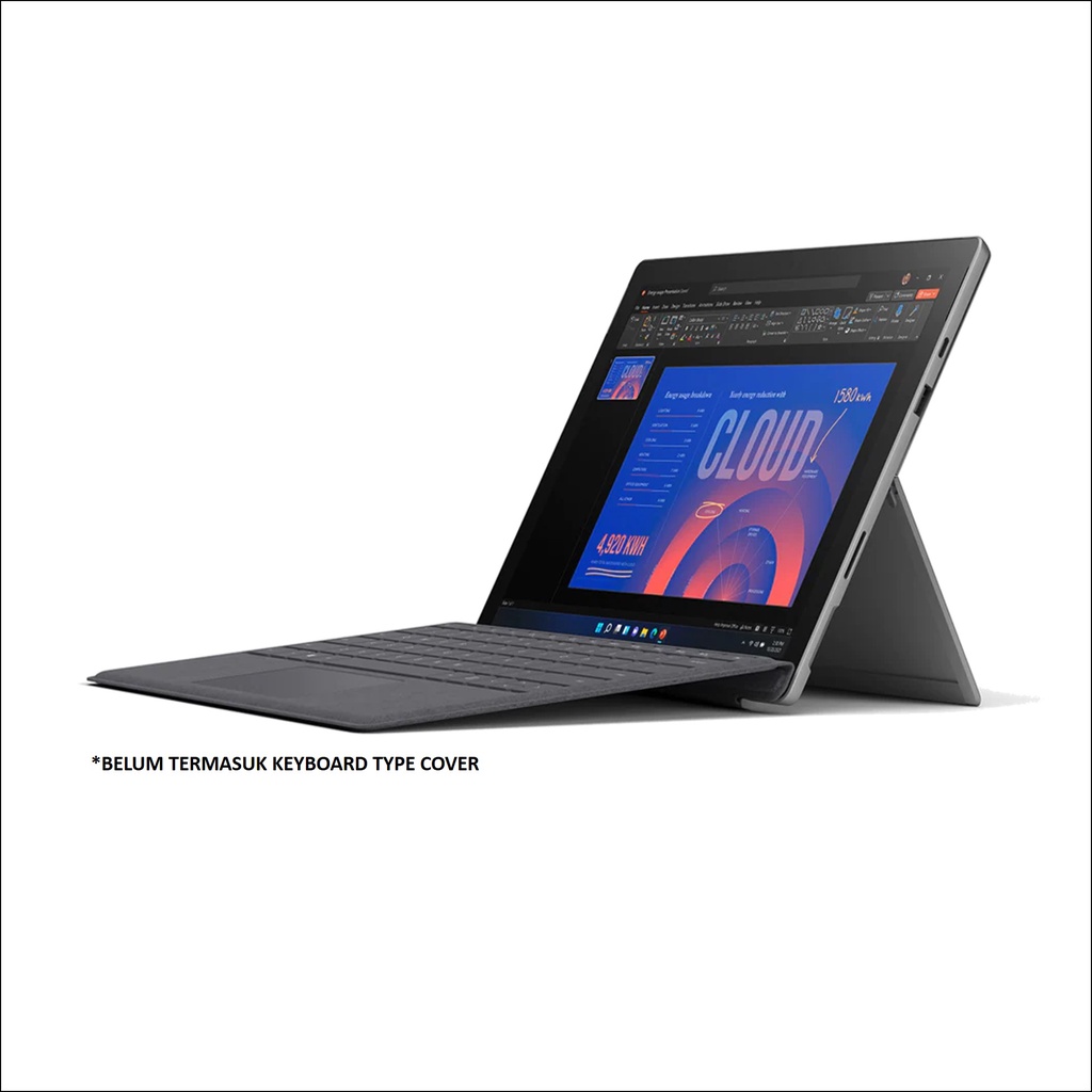 TABLET WINDOWS MICROSOFT SURFACE PRO 7 PLUS INTEL CORE i5 1135G7 SSD TOUCHSCREEN WIN10PRO PLATINUM S