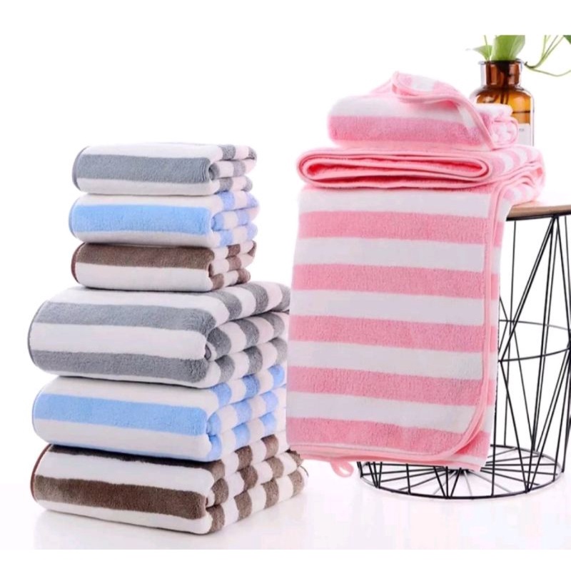 Handuk Joy life | UKURAN 140cm x 70 cm / Handuk towel Joy Life Joy Natural