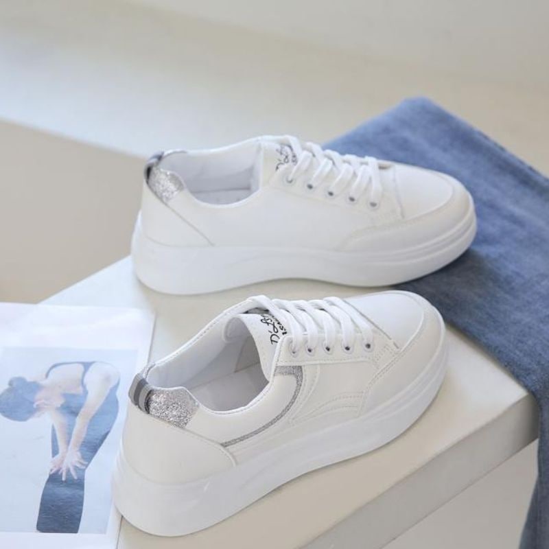 9040 Sepatu Wanita Terbaru Sneakers Putih Olahraga Women Shoes