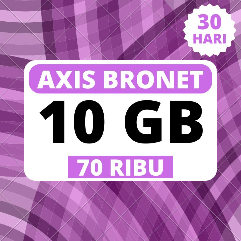 PAKET DATA ISI ULANG KUOTA AXIS AIGO BRONET