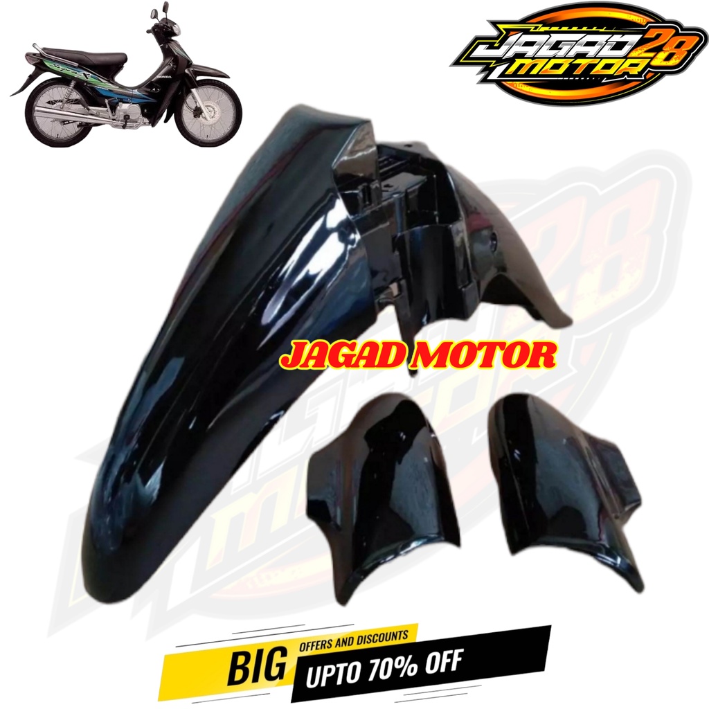 Spakbor Depan + Tutup Supra X Lama / Spakbor Depan Supra X Lama Set Tutup / Spakbor Sepakbor Depan Supra X Lama + Tutup Shock / Slebor Selebor Depan Supra X Lama + Tutup Shock