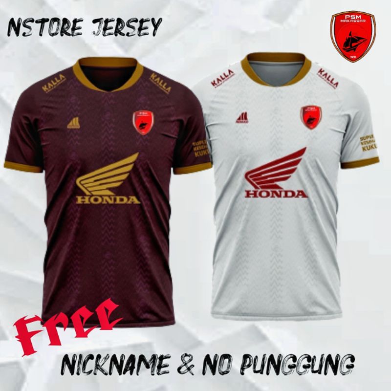 JERSEY PSM MAKASSAR LIGA 1 BRI JERSEY JUARA EWAKO PSM CHAMPIONS 2022-2023 full printing