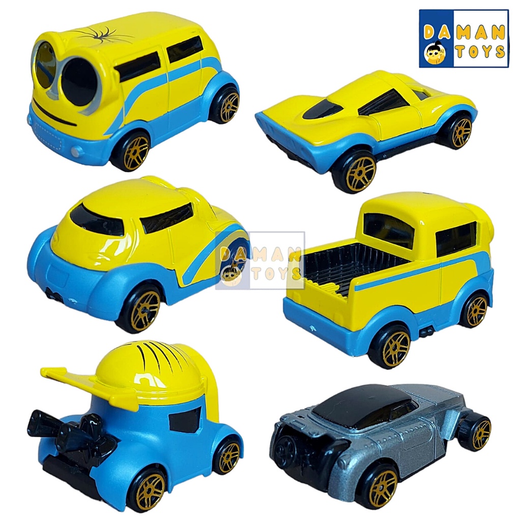 Mainan Diecast Mobil Minion Miniatur Minions Truk Truck Otto Bob Gru