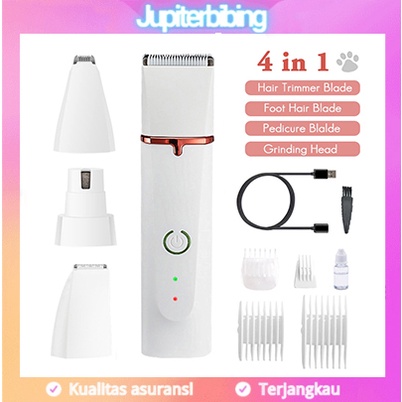 NEW PET CLIPPER Alat Cukur Bulu Hewan Peliharaan Cukuran Anjing Kucingt/Pet grooming hair clipper Kit/ Hair clipper Cordless Professional pemotong rambutRechargeable Cat&amp;Dog * Barang spot