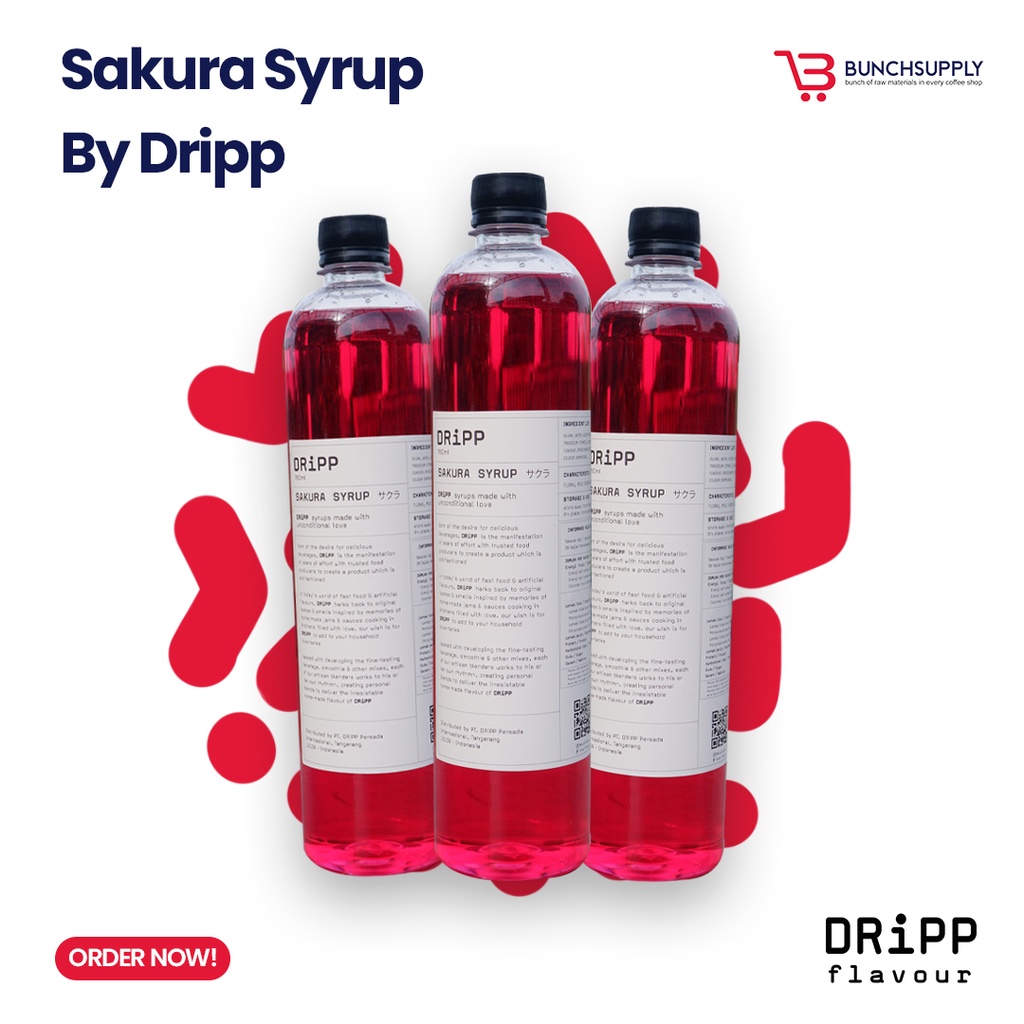 

DRIPP SAKURA SYRUP 750ml - Bunch Supply Bekasi