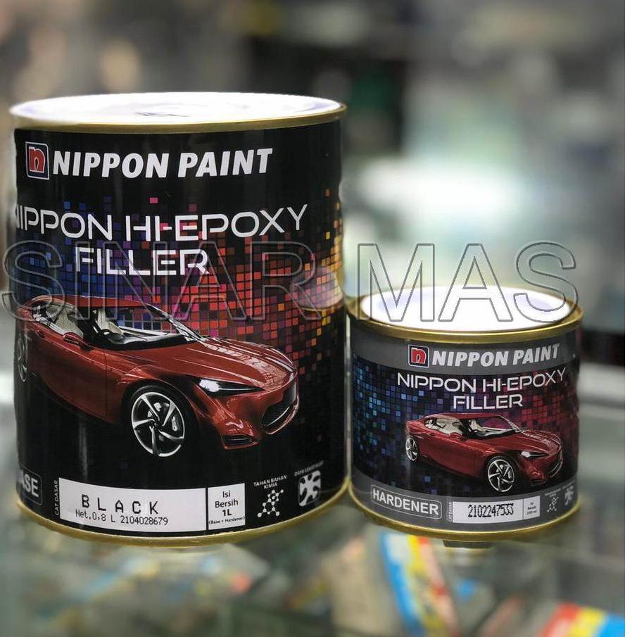 Jual New EPOXY HI FILLER NIPPON PAINT GREY/WHITE/BLACK Shopee Indonesia