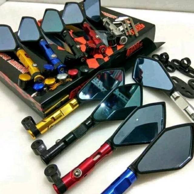 Spion Tomok Fairing Variasi Full CNC Motor GSX CBR Cb150r R15 R25 Ninja Dll Spion Motor