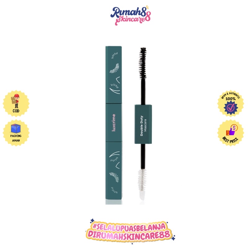 LUXCRIME Double Duty Mascara Black