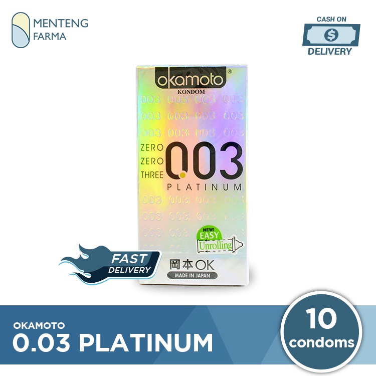 Kondom Okamoto 003 Platinum - Isi 10