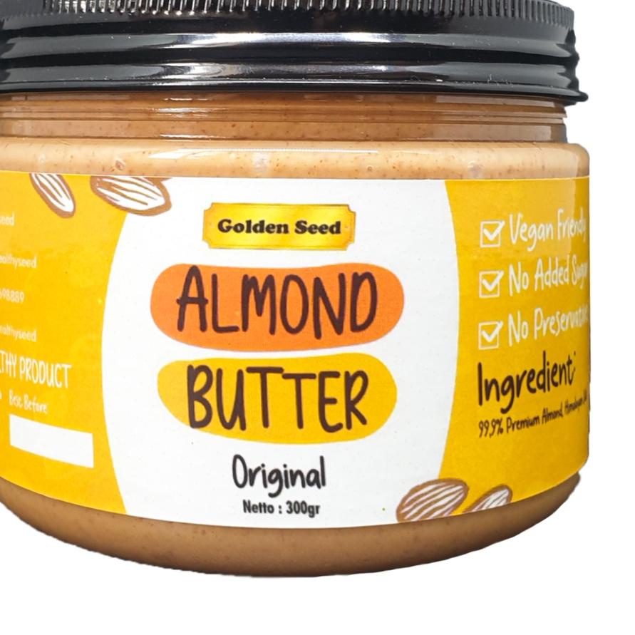 

SELAI ALMOND PREMIUM 300 GRAM - ALMOND BUTTER SUGAR FREE - GLUTEN FREE - VEGAN
