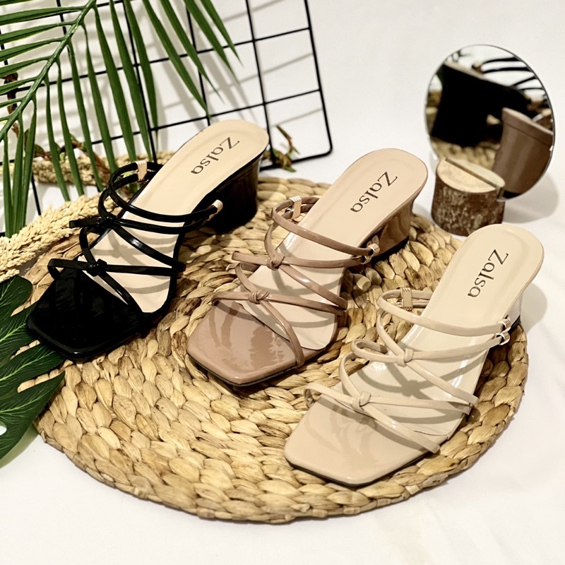 Sandal Wanita High Heels TAHU SILANG