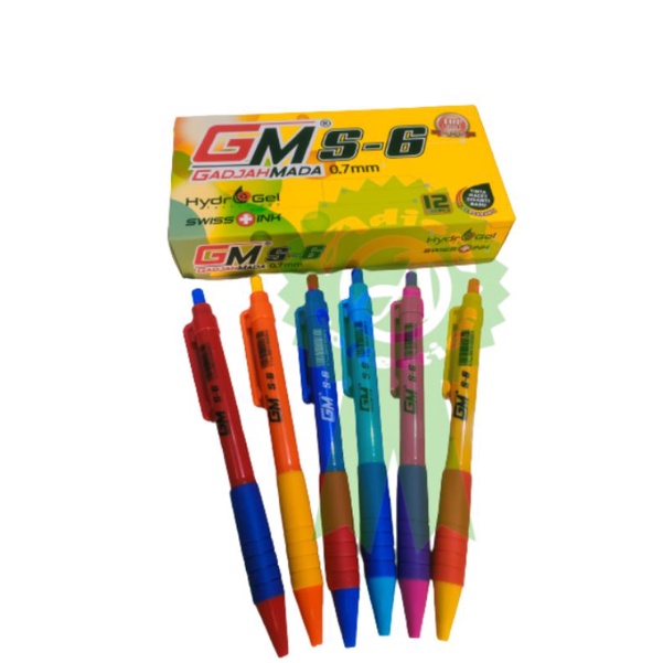 

Pulpen GM S-6 cetek 0.7mm per lusin