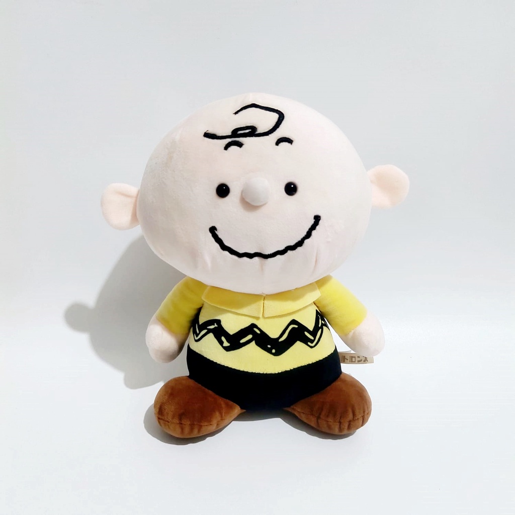 Boneka Charlie Brown Snoopy Sekiguchi Original Jepang Plush