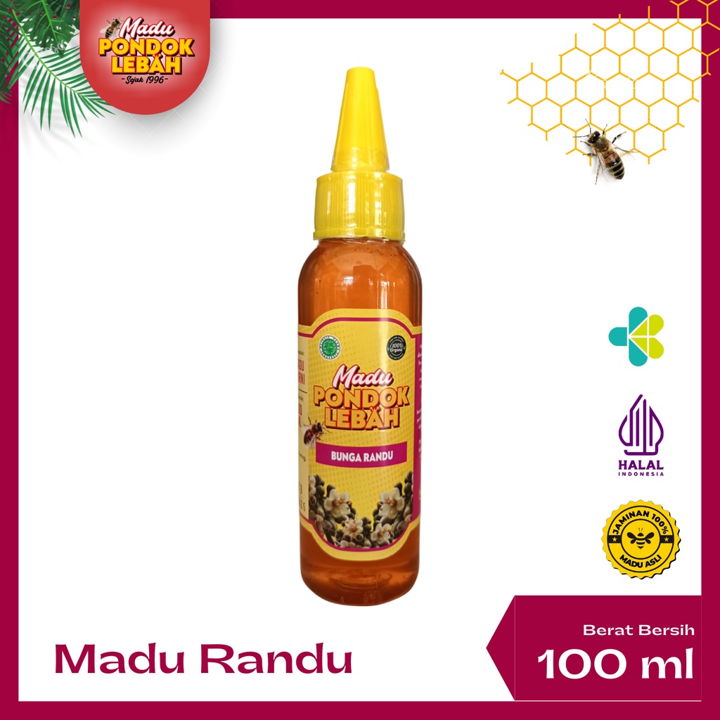 

Pondok Lebah - Madu Murni Randu Premium 100ml