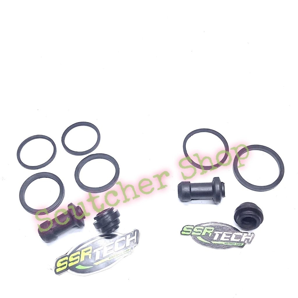 Oring Seal Karet Piston Silboot Kaliper Cakram Depan Belakang Set Satria FU