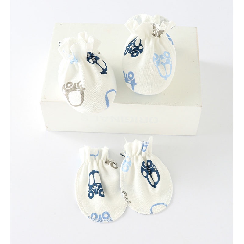 Mittens Nextbluefly/Sarung Tangan Kaki Bayi Premium/Mittens Bayi B208