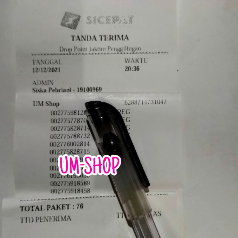 PENGIRIMAN BARANG JNT JNE SICEPAT SHOPEE EXPRESS GOSEND GRAB SAMEDAY INSTANT