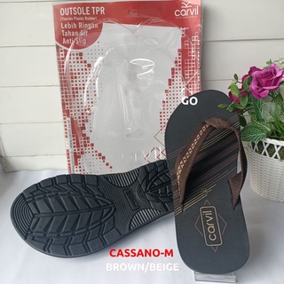 gof CA CARVIL ORIGINAL  Sandal Jepit Pria CARVIL Tetap Terbaik Sandal Jepit Spons Anti Air Anti Slip Ringan Awet