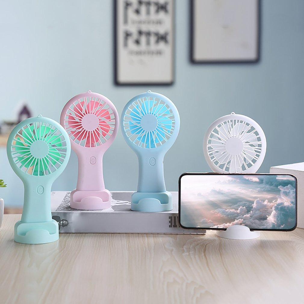 Kipas Angin Mini Portable F1 Mini Fan USB Rechargeable Handheld Desktop Fan Kipas Genggam