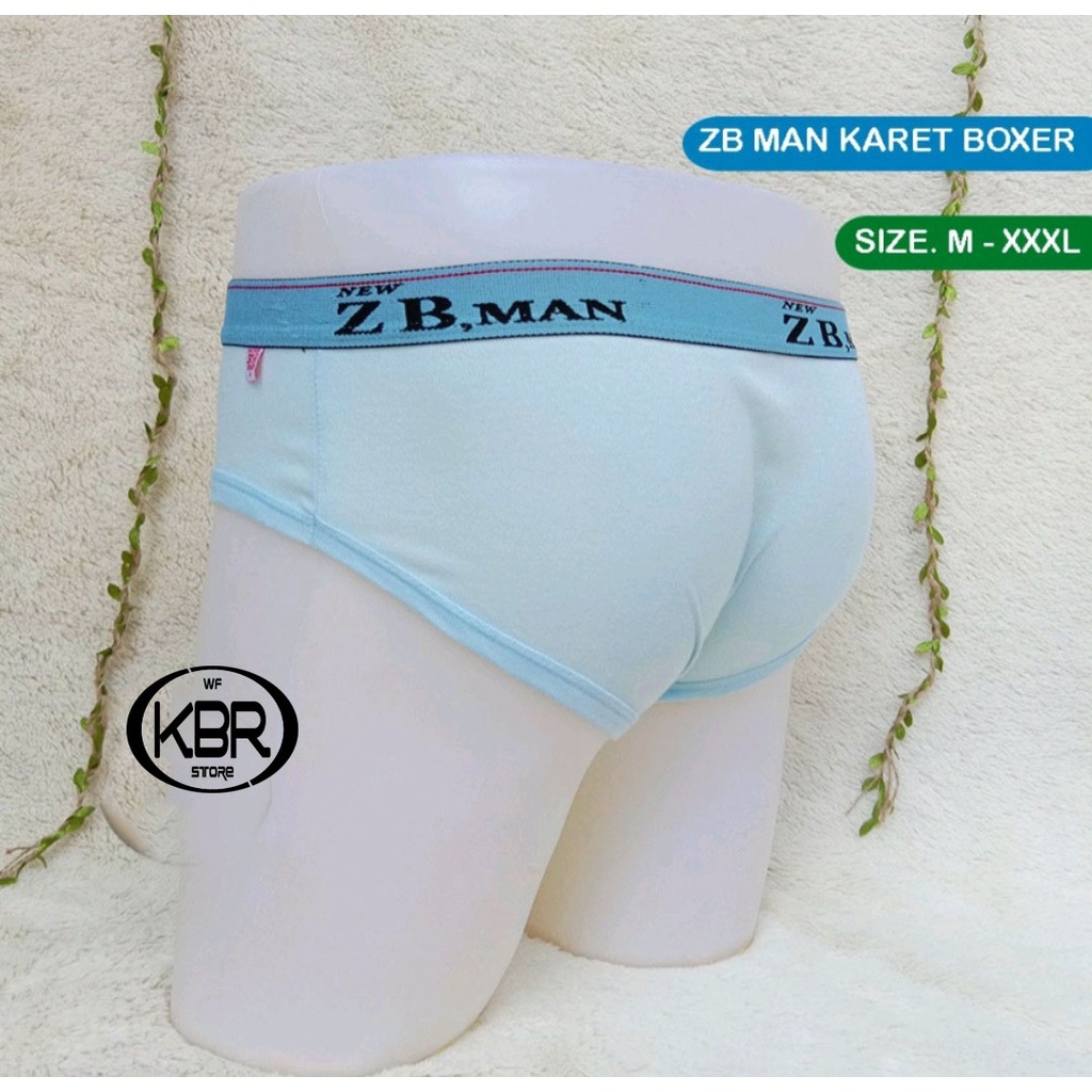 zb man isi 6 pcs / celana dalam pria dewasa isi 6 pcs / boxer pria dewasa / kbr store