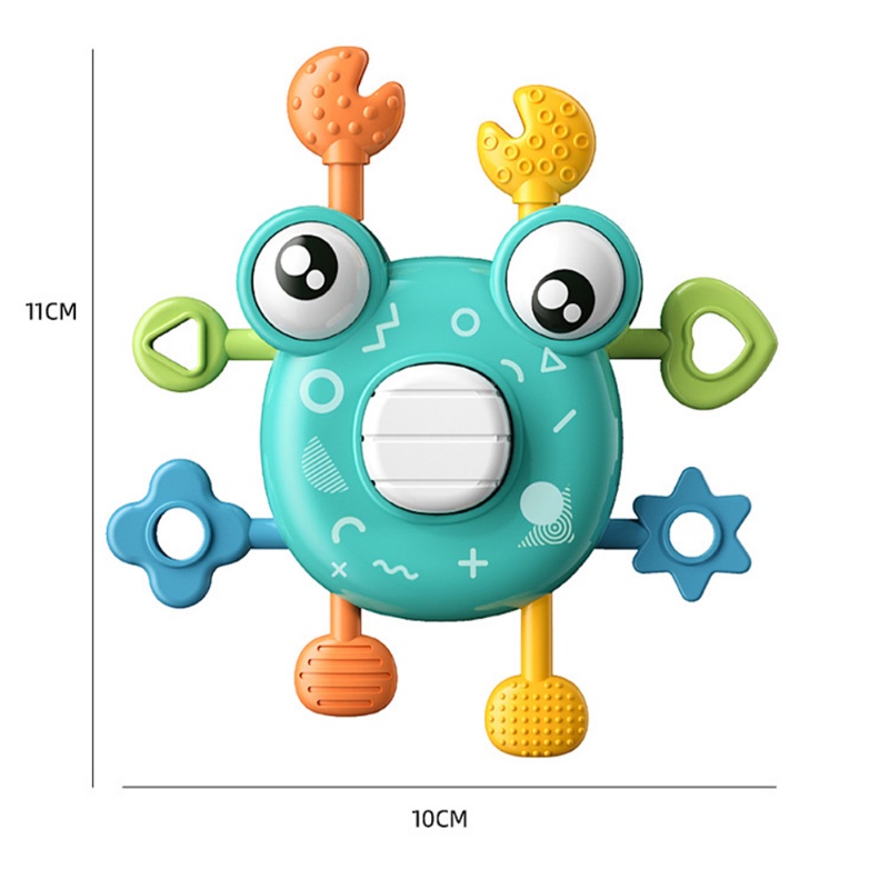 Mainan Edukasi Dini Bayi Model Capit Kepiting Flexible
