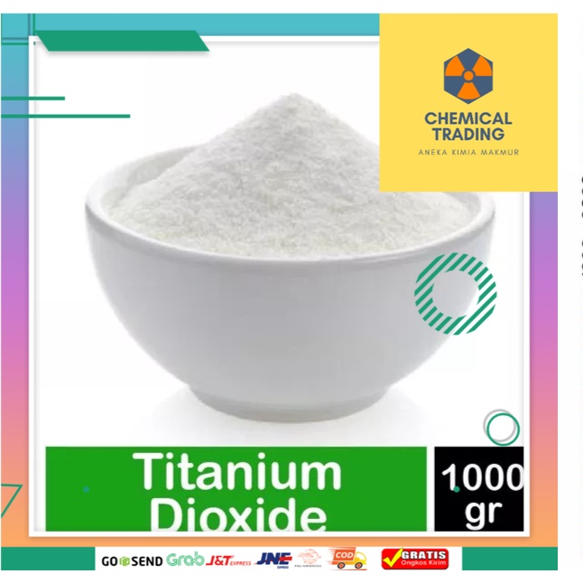 

Pemutih makanan food grade, Titanium Dioxide, Tio2 (1 kg)