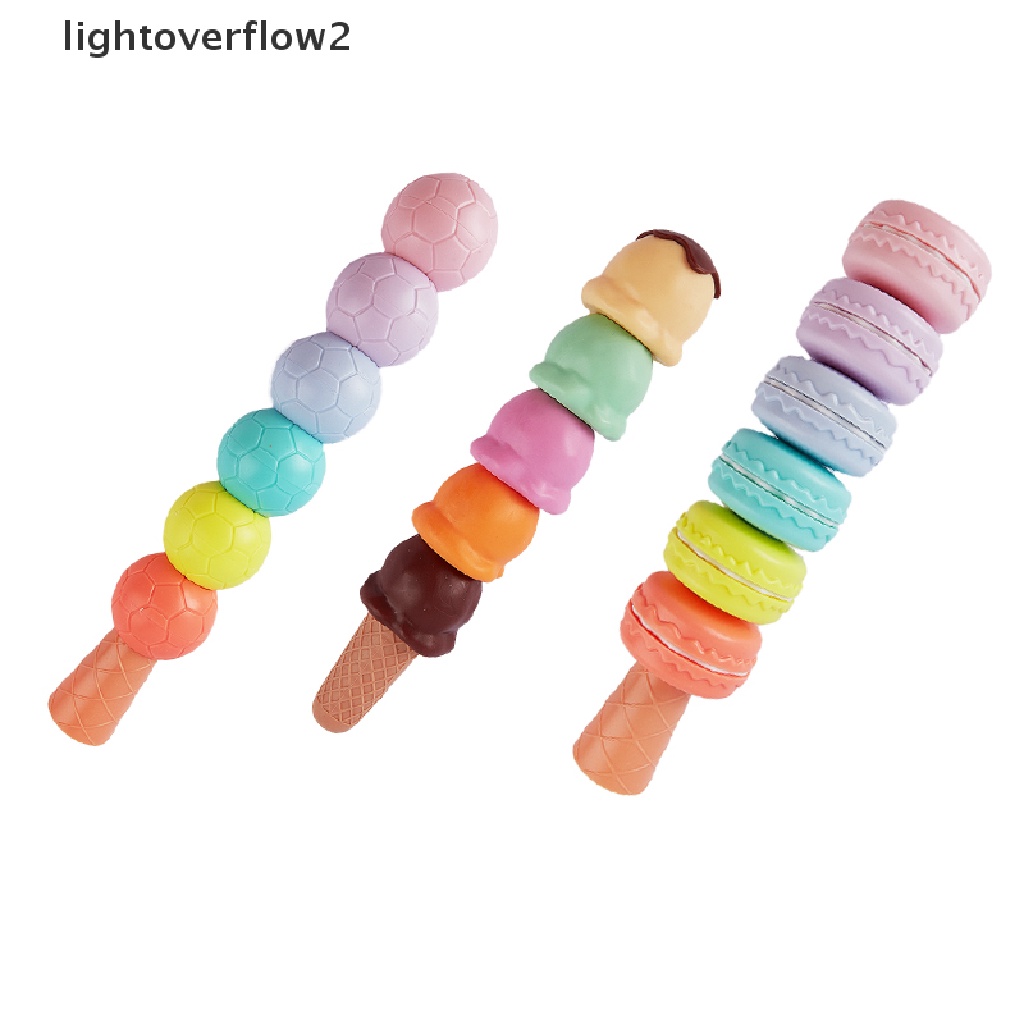 (lightoverflow2) Set Spidol Highlighter Warna Fluorescent Untuk Anak (ID)