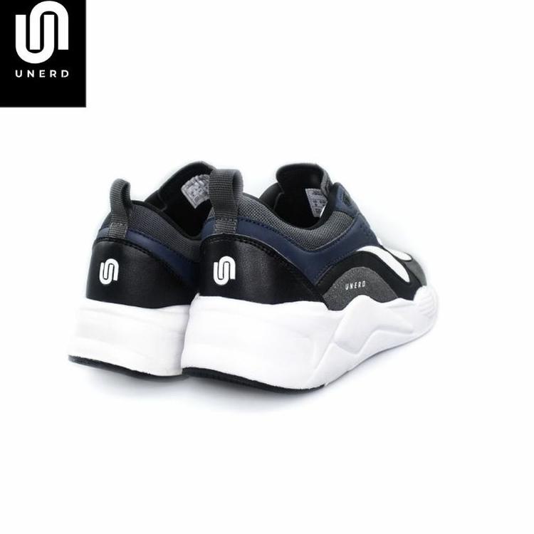 Tren Terbaru UNERD | Yukkuri Navy Blue | Sepatu Sneakers Casual Pria Wanita