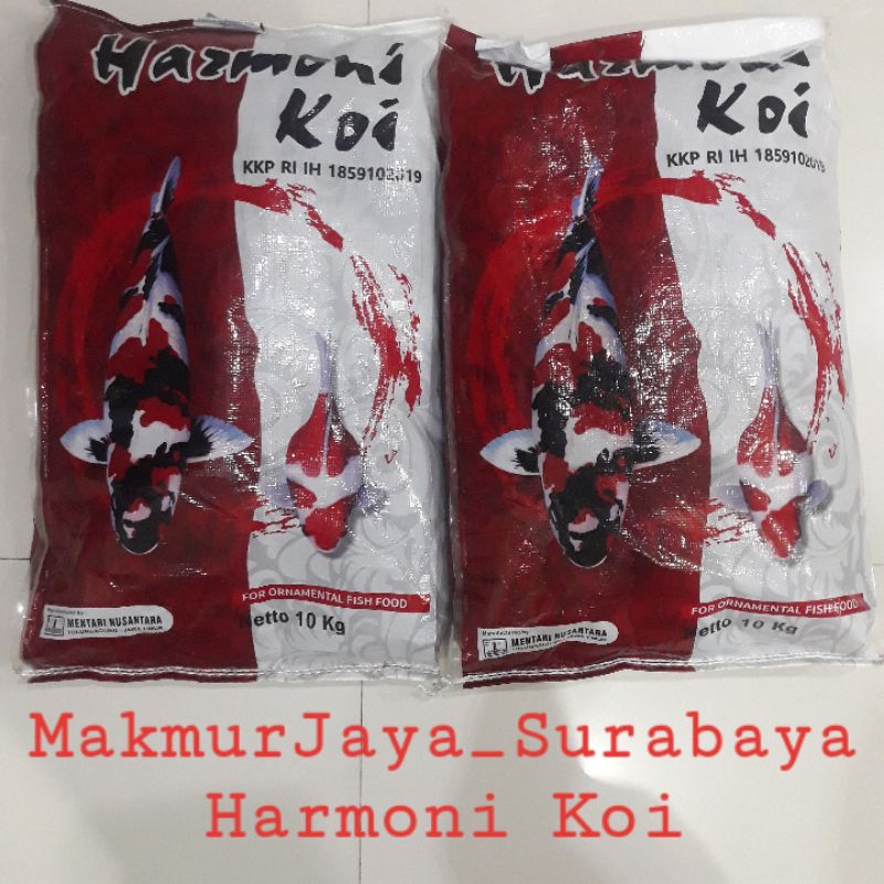 Pakan ikan Harmoni Koi Repack 1kg pelet Ikan Koi, Koki, dll