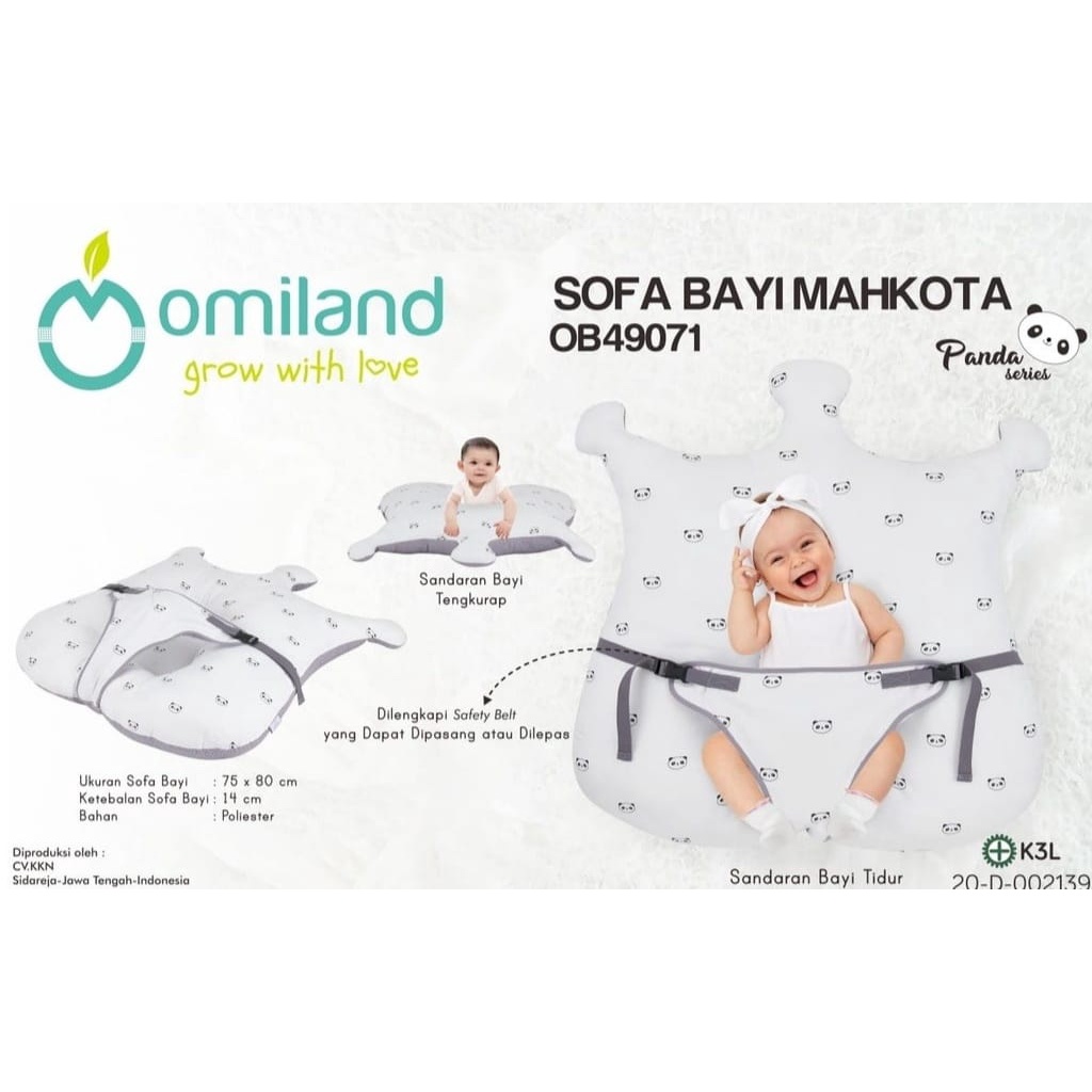 MOMS_ OB40071 SOFA Bayi Omiland Series Mahkota Panda// SOFA bayi series Koala