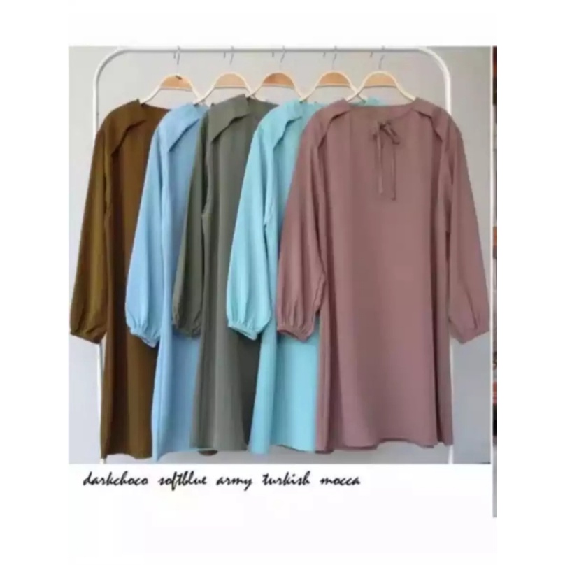 TUNIK MUSLIM KALYNA / TUNIK TERBARU 2021 / DRESS / TUNIK KEKINIAN / TUNIK MURAH / BAJU WANITA MUSLIM