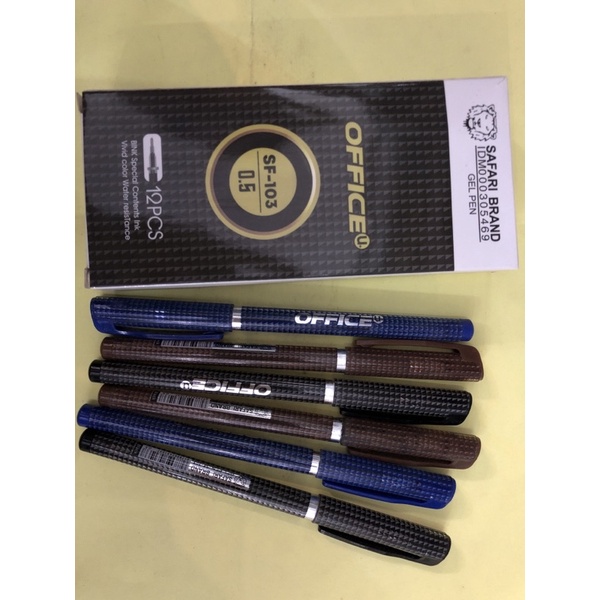 

Bolpen Safari Brand 0.5mm isi 12 hitam SF-103