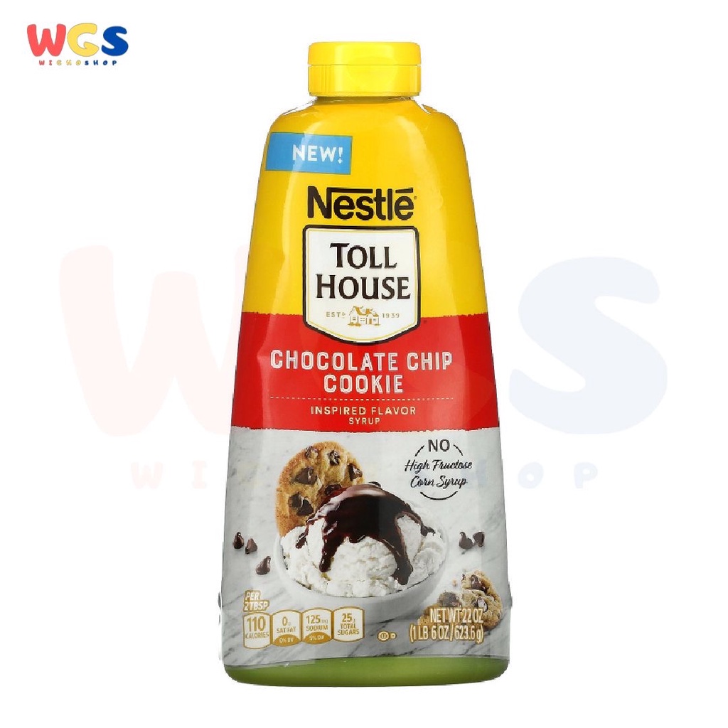 Nestle Toll House Chocolate Chip Cookie Topping Syrup 22oz 623.6g