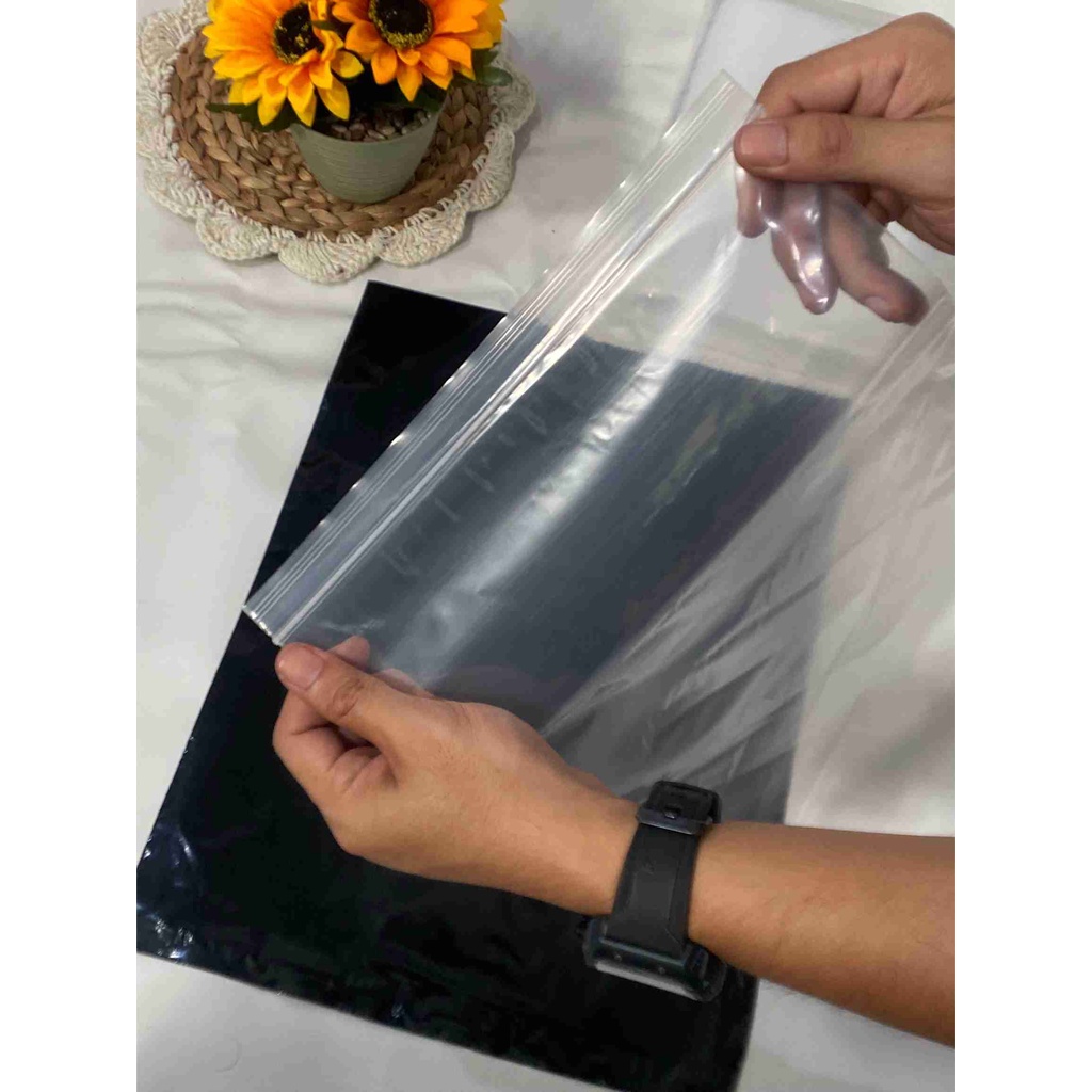 Plastik Packing Online Shop Ziplock Polos Bahan Tebal