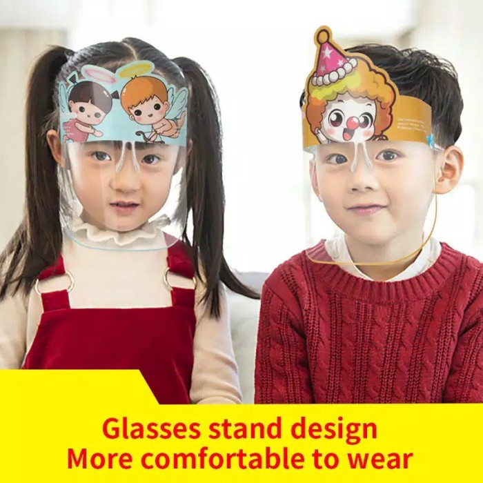 Trendi Face Shield Kacamata Anak Karakter Diskon
