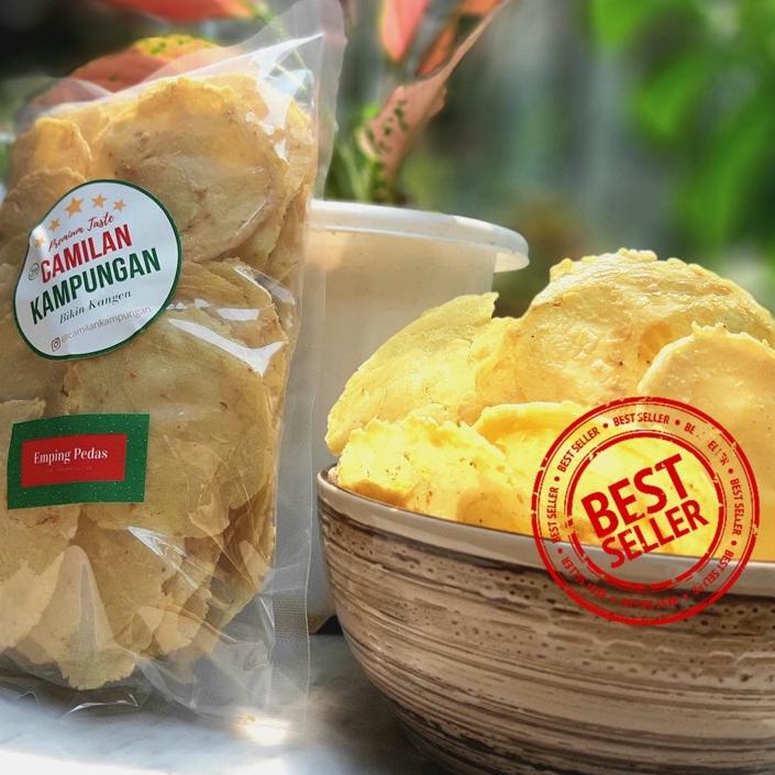 

GROSIR Emping Besar Bumbu Mentah Khas Solo 250gr dengan Premium Taste Makanan Ringan Camilan Kampungan Tradisional Gurih Enak Laris Oleh-oleh Best Seller 