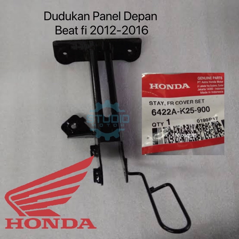 6422AK25900 Besi Dudukan Panel Lampu Depan Dasi Beat FI /  Bracket dudukan panel dada 6422A-K25-900