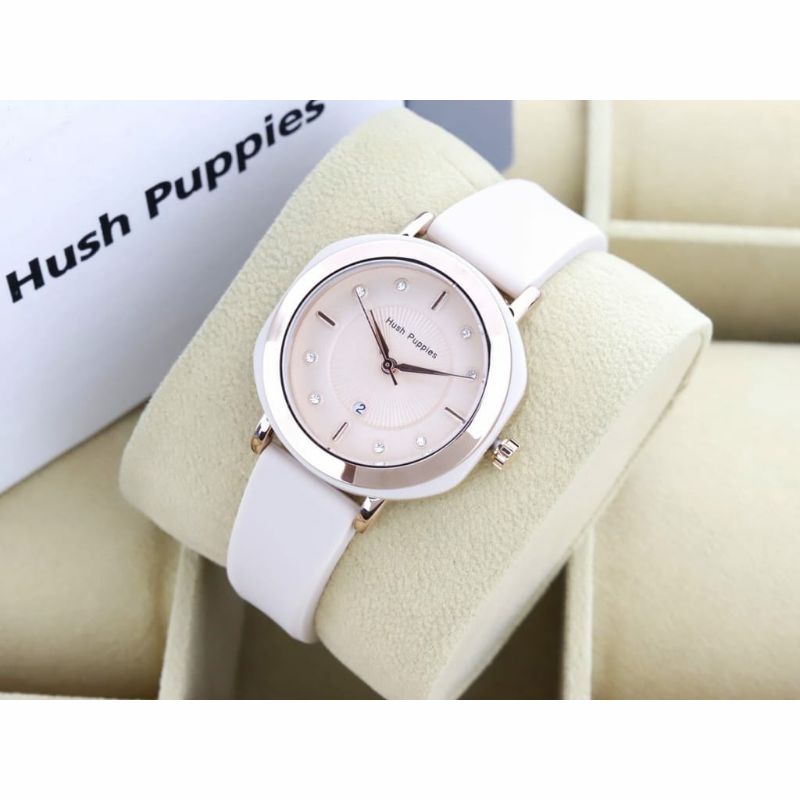 Jam Tangan Wanita Hush Puppies Tanggal Aktif Kesukaan Favorit