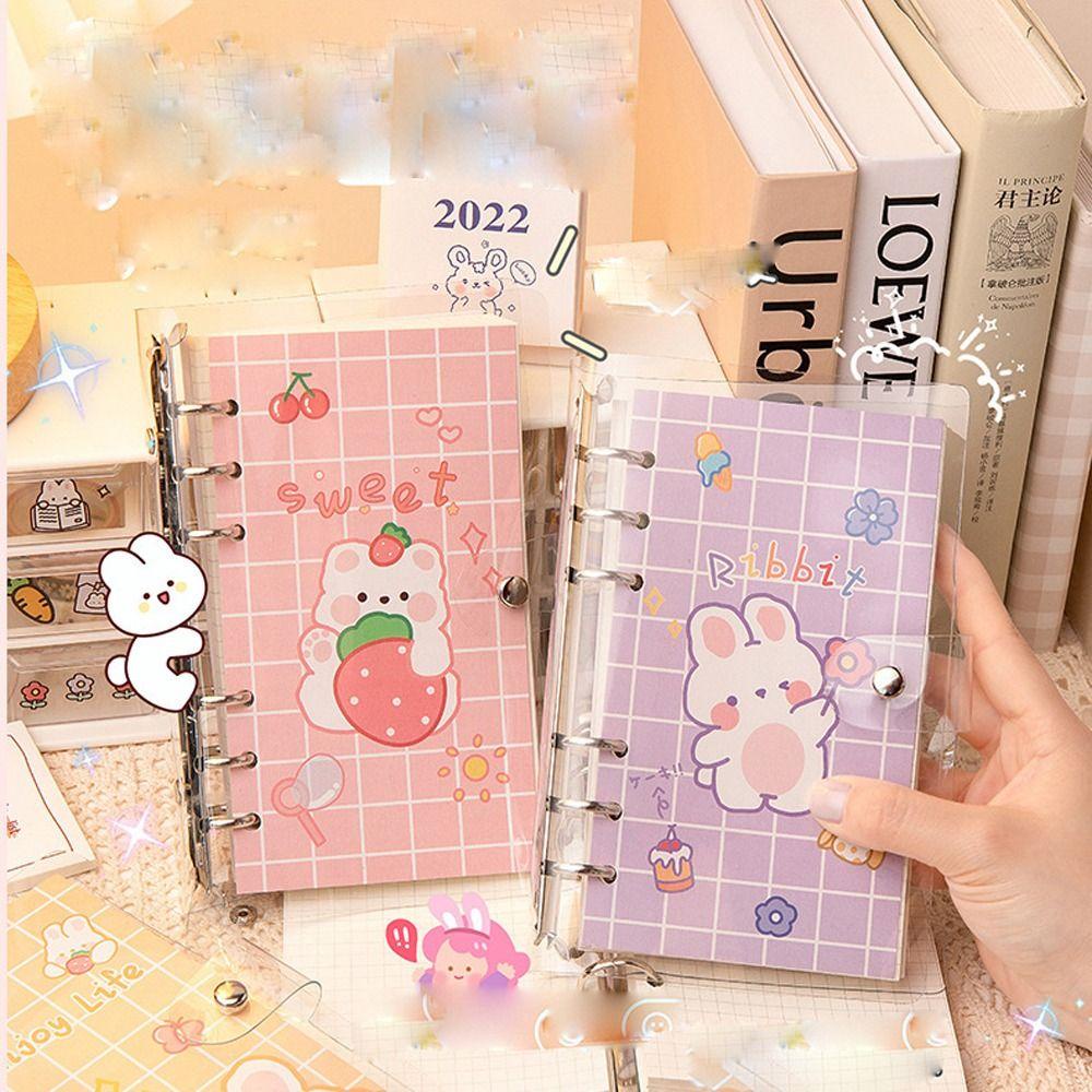 Mxbeauty Loose-leaf Notebook 100lembar Kreativitas Alat Tulis Sekolah Kartun Notebook Perlengkapan Kantor Menulis Pad Handbook