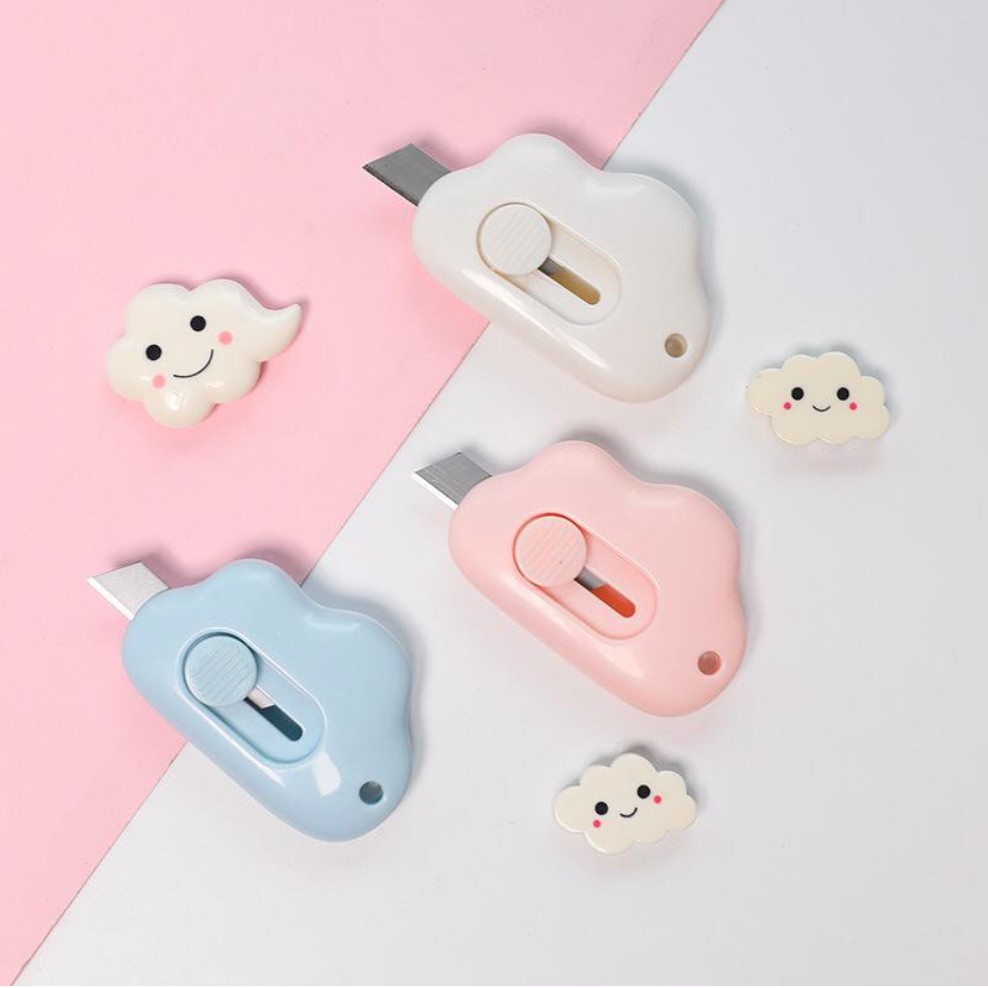 

Cutter Mini Pisau Kecil Mini Silet Mini Cutter Awan Cutter Travel Size/Cute Mini Craft Wrapping Box Paper Envelope Cutter MLH T36