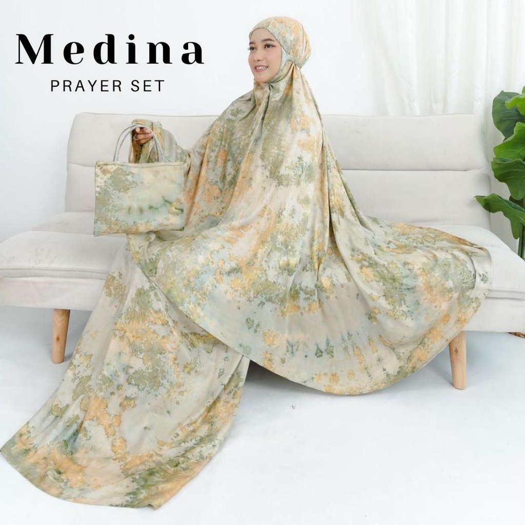 Mukena MEDINA Prayer set/Mukena rayon wanita dewasa