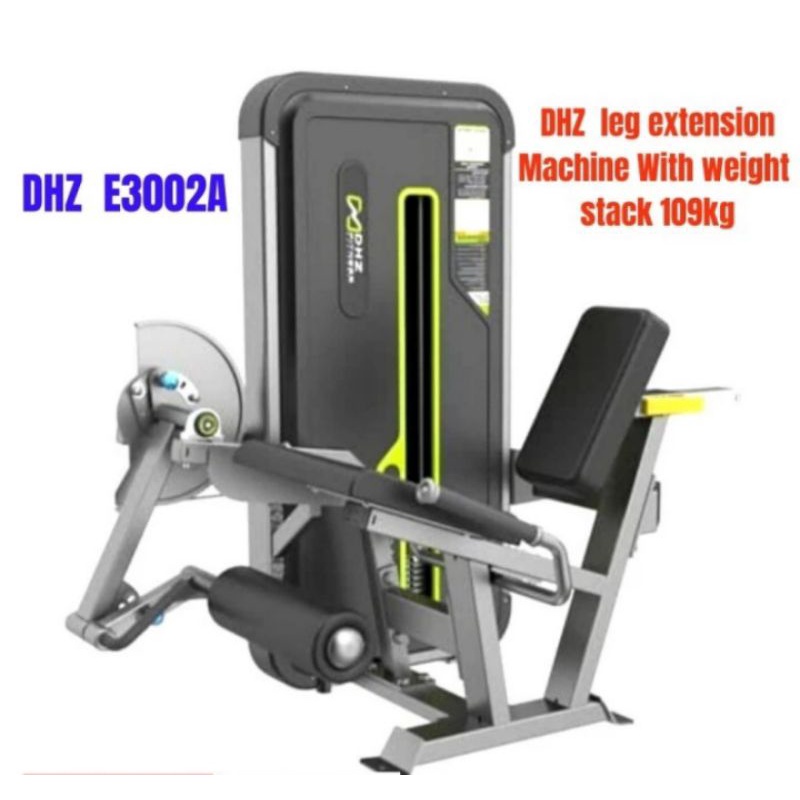 Leg extension machine gym with weight stack 109kg DHZ E3002A import