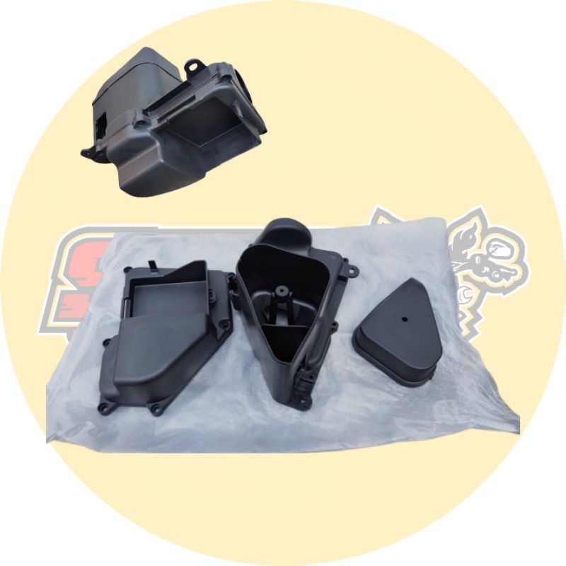 BOX FILTER RX KING CKD FULLSET 3 BAGIAN RUMAH FILTER RX KING KIRI KANAN TENGAH FULLSET