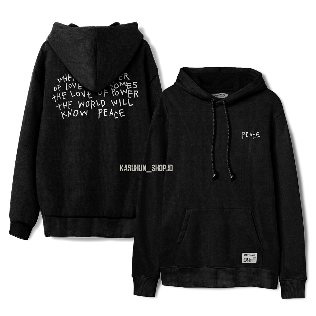 Jaket Sweater Pria ORIGINAL SOUTHBLUE PEACE Hoodie pria/hoodie wanita/Sweater wanita/Jaket hoodie