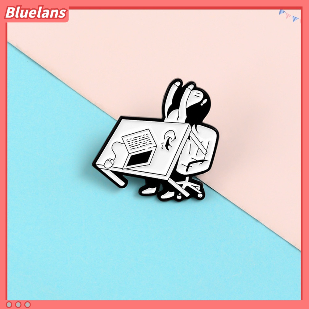 Pin Bros Lencana Jaket Kerah Bahan Alloy Enamel Untuk Dekorasi