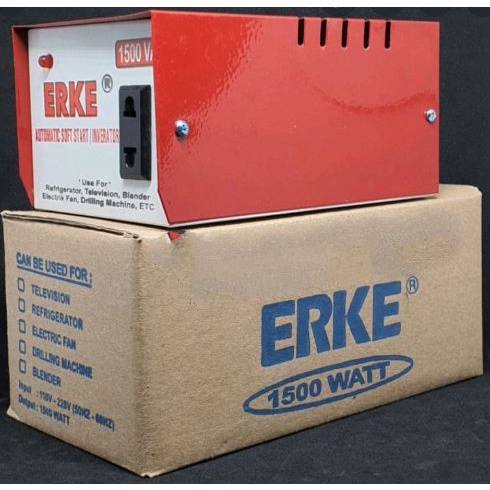 Erke Power Start Inverator 1500w untuk peralatan Elektronik