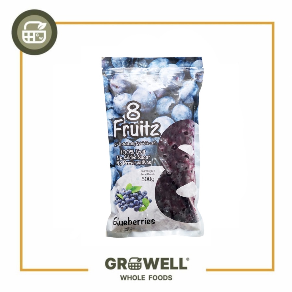 

IQF 8 FRUITZ BLUEBERRIES