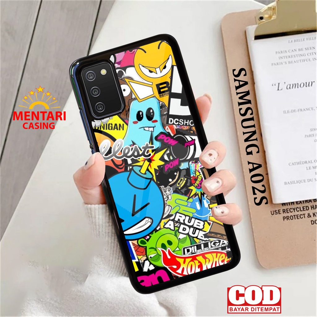 Case SAMSUNG A02S CASING SAMSUNG A02S [ GRAF AESTHETIC ] Mentari casing case hp kondom hp case custo