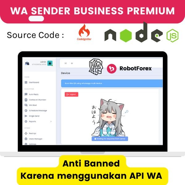 Membuat WhatsApp API Gateway Pribadi kirim masal - auto replay DLL