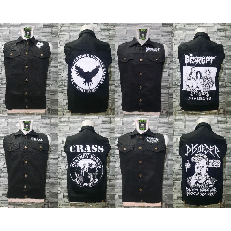 JAKET VEST PUNK